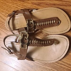 G by Guess Brown Sandals